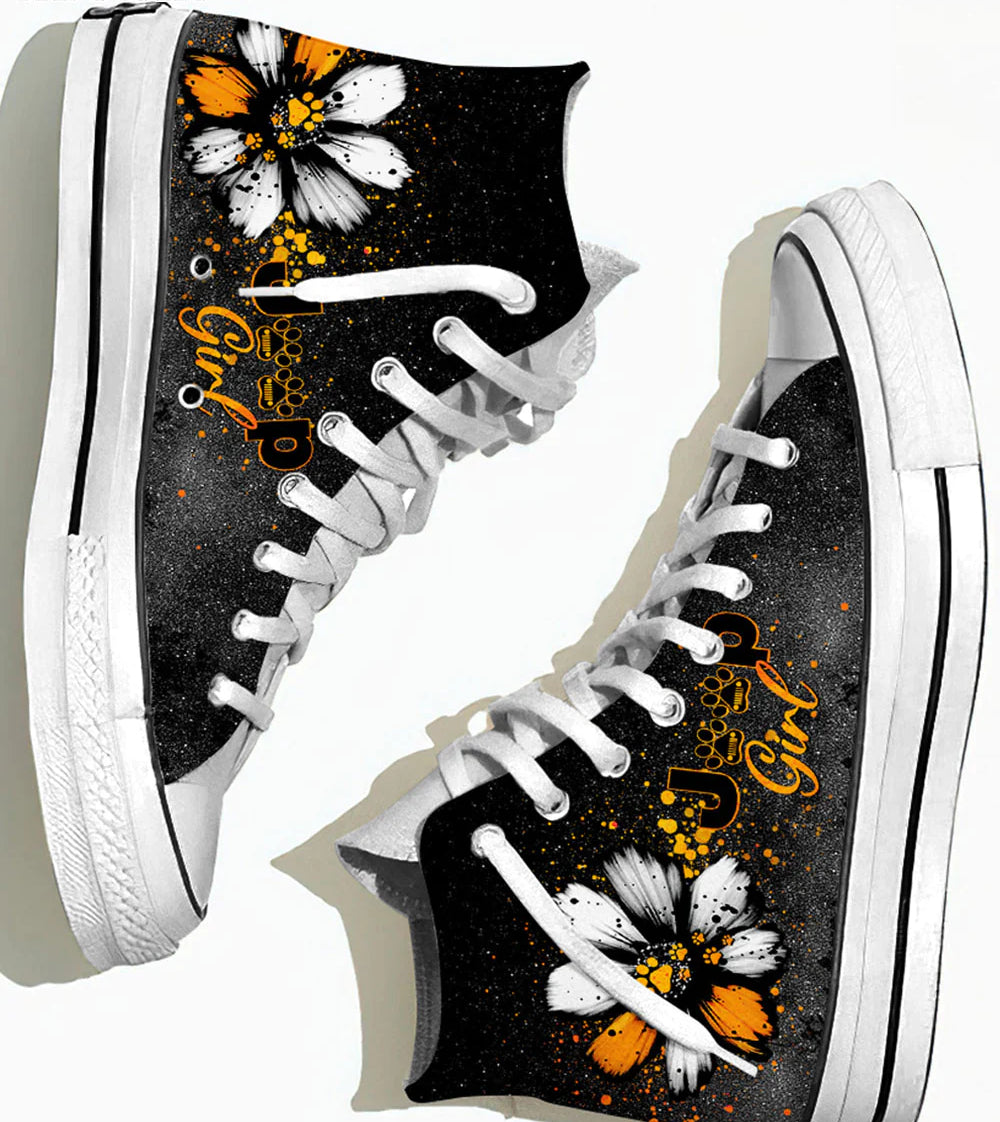 jeep-girl-dog-paw-daisy-high-top-shoes
