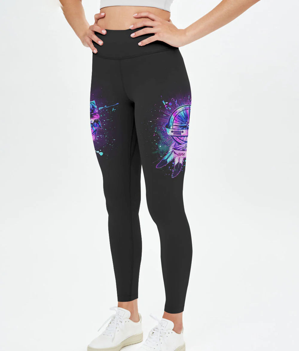 not-all-who-wander-are-lost-compass-jeep-magic-black-leggings