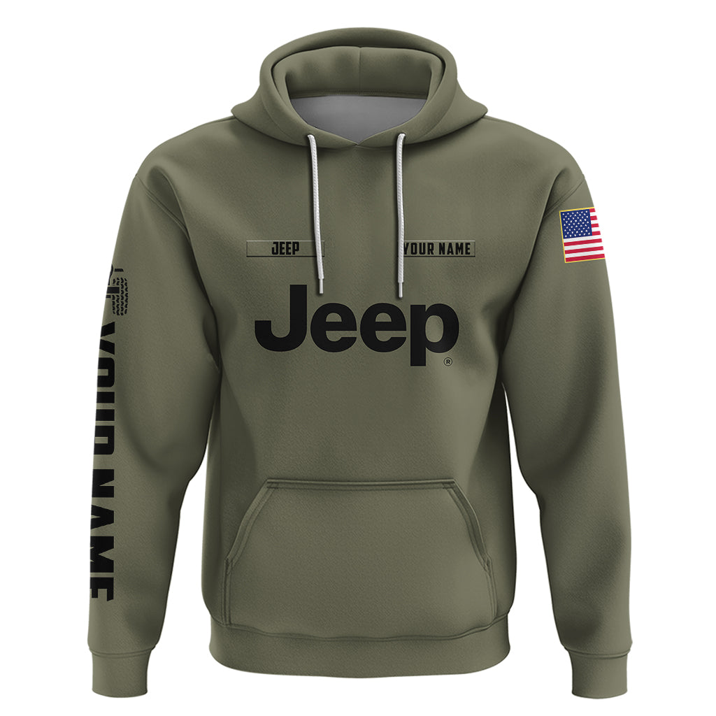 personalized-custom-name-simple-jeep-hoodie-olive-military