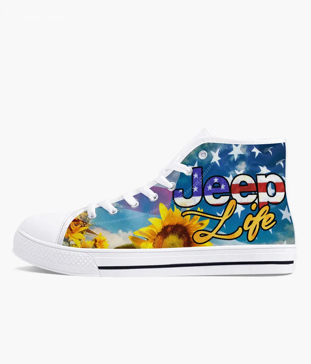 jeep-girl-jeep-life-american-sunflower-high-top-canvas-shoes-high-top-shoes