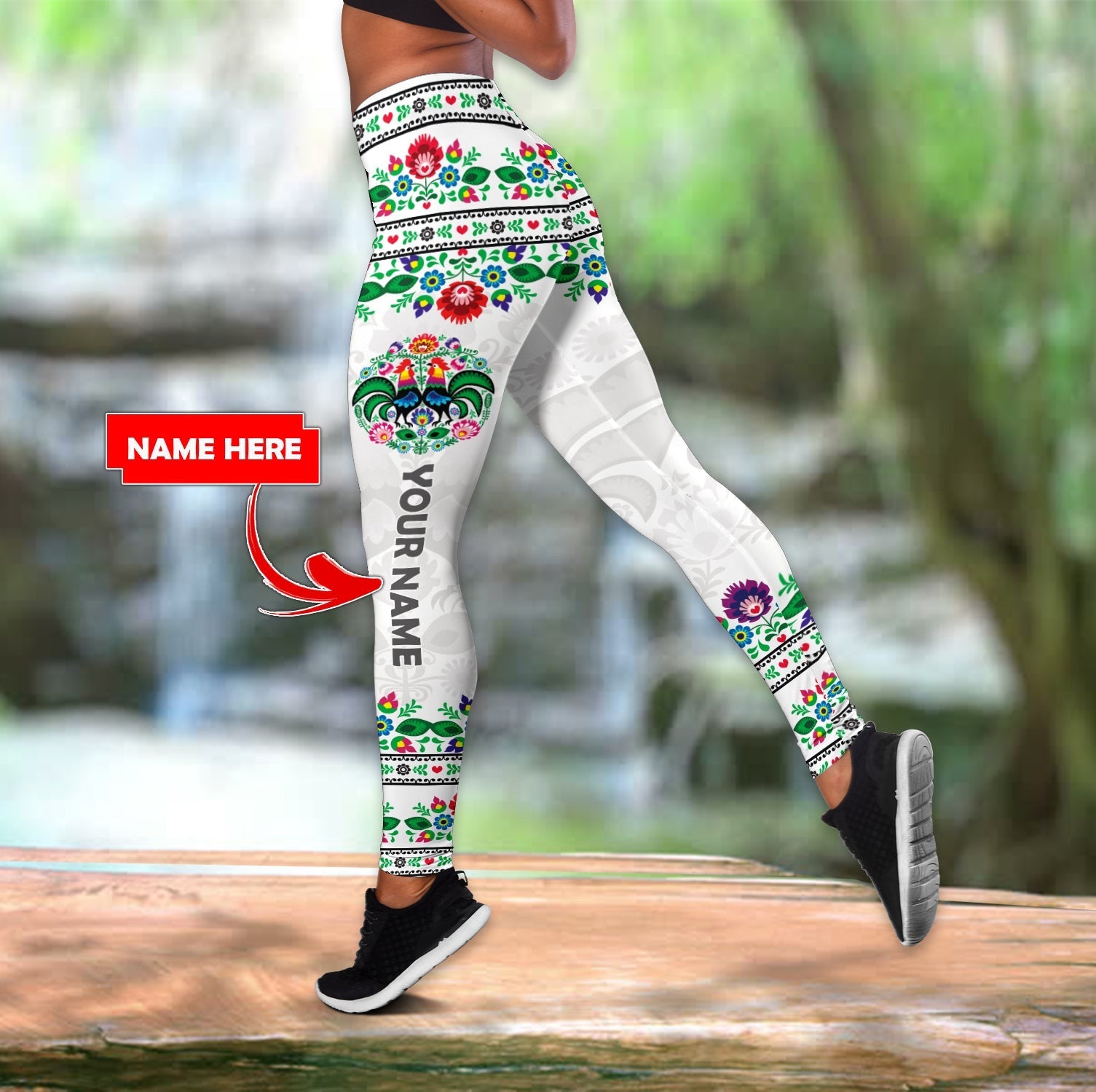 polska-personalized-wycinanki-combo-hollow-tank-top-legging-set-printed-3d-sport-yoga-fitness-gym-women