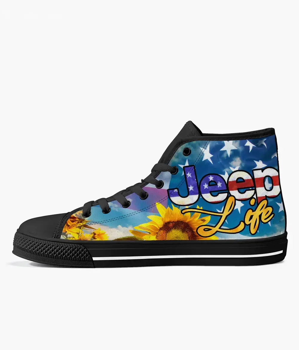 jeep-girl-jeep-life-american-sunflower-high-top-canvas-shoes-high-top-shoes