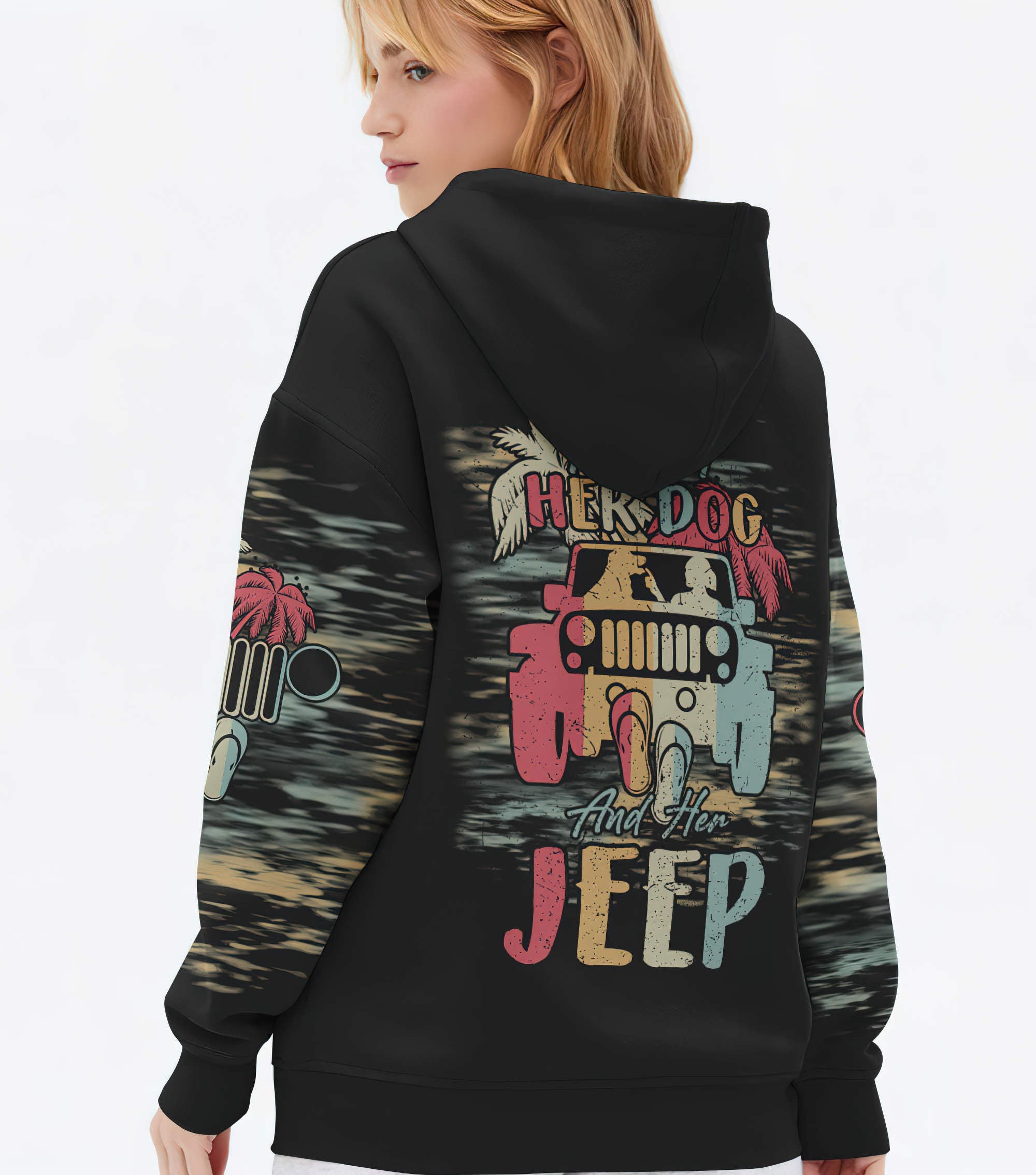 a-girl-her-dog-and-her-jeep-retro-beach-hoodie