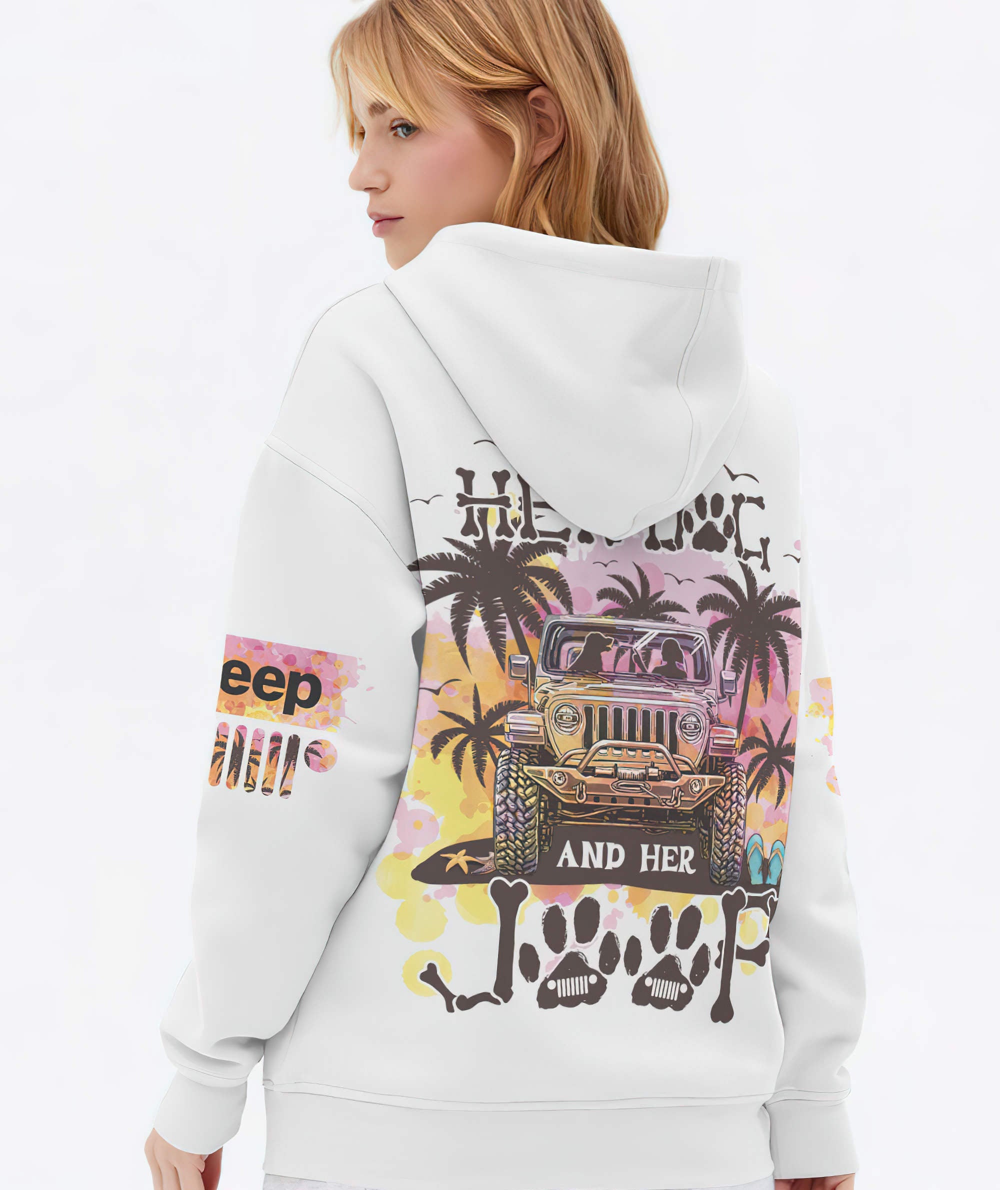 a-girl-her-dog-and-her-jeep-beach-hoodie