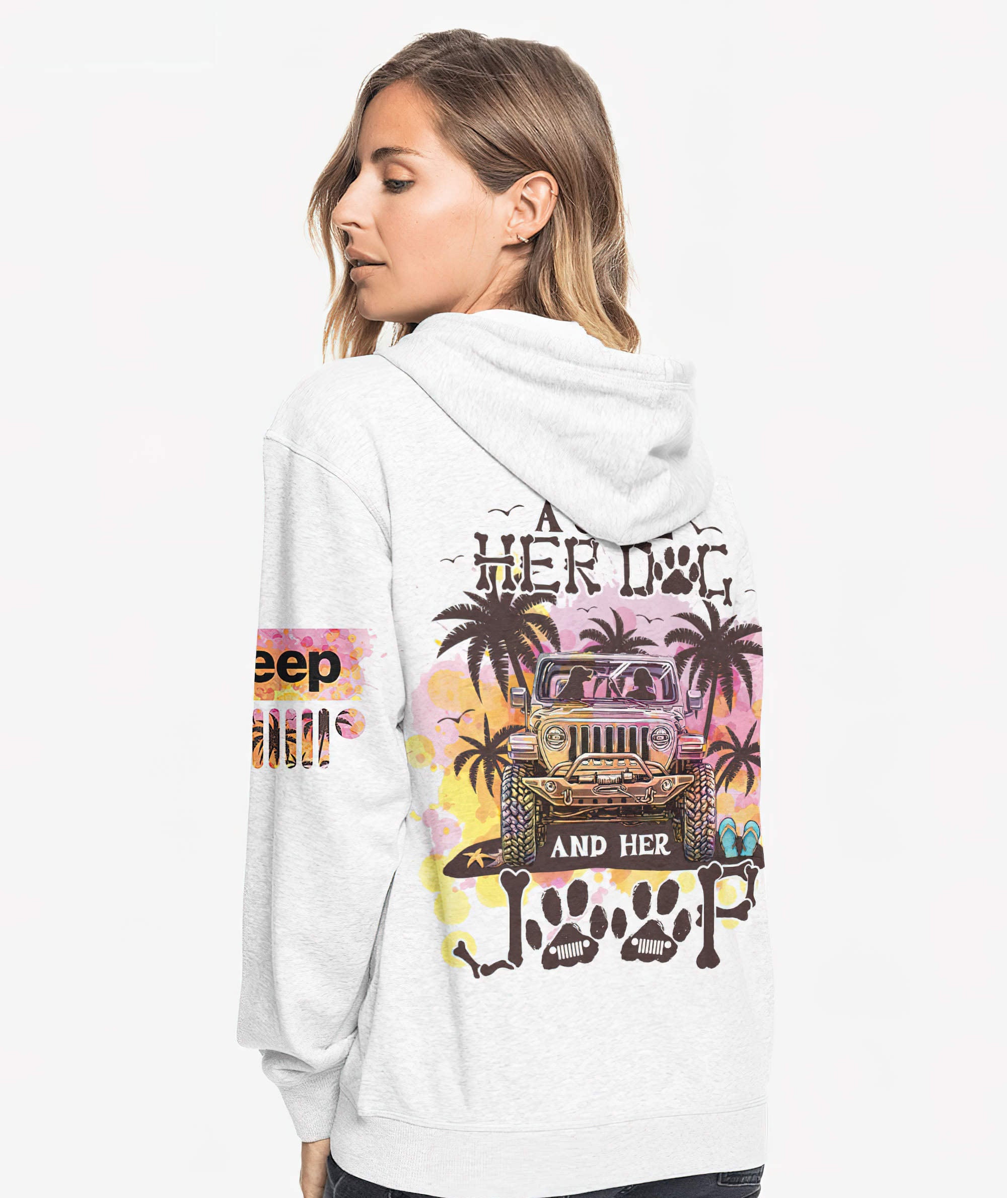 a-girl-her-dog-and-her-jeep-beach-hoodie