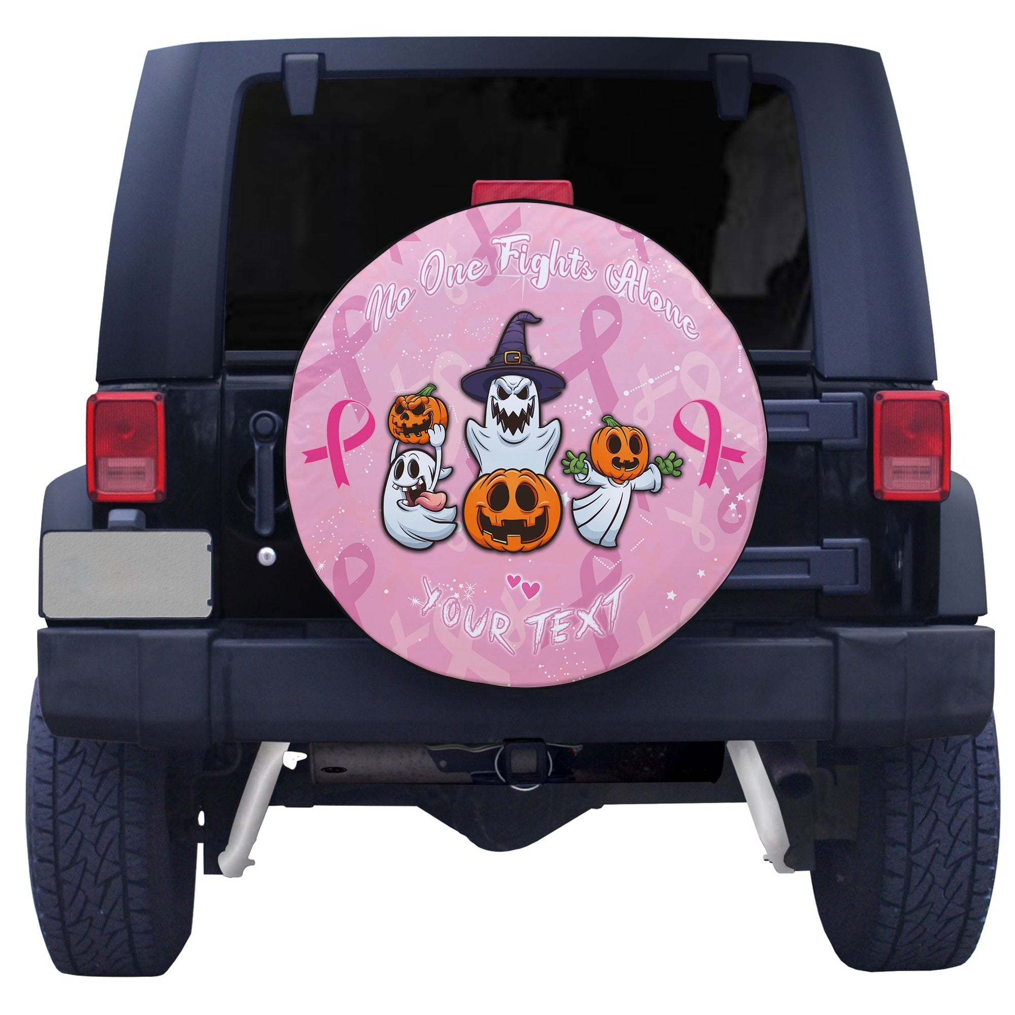 custom-personalised-breast-cancer-spare-tire-cover-no-one-fights-alone-halloween-pumpkin-and-ghost